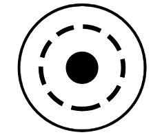 circle dot stacked